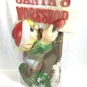 SANTAS WORKSHOP BLOW MOLD LIGHT - SEE PICS