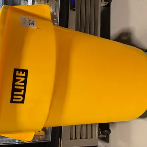 U Line Rolling Garbage Can