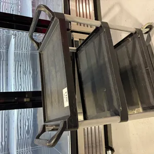 Rubbermaid Black Rolling Tier Cart