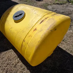 300 Gallon Oval Yellow Poly Tank