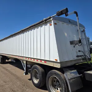 2008 Jet 40’ Aluminum Hopper Bottom Trailer, Shurco Smart Express Power Roll Tarp with Cab Remote, S