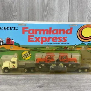 Allis-Chalmers Mack Equipment Hauling Set W/8070 WF, 1/64, Ertl, Farmland Express