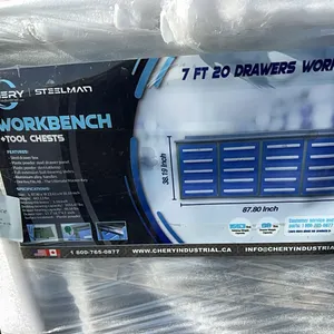 NEW/UNUSED CHERY INDUSTRIAL 7' 20 DRAWER WORKBENCH-BLUE