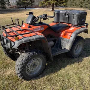 2002 Honda 350 Fourtrax ES Quad, 4x4, 5124km, VIN 478TE25692A201635, Bought New, Never Went Off The Farm