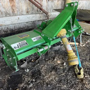 4’ 3pt John Deere 647 Rotovator, Shedded