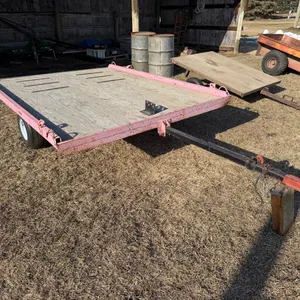 Tilt Deck Snowmobile/ ATV Utility Trailer, Brand New Tires * No Visible VIN. Buyer responsibility for registration