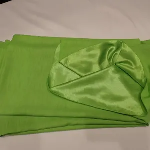 Lime Satin Table Linens