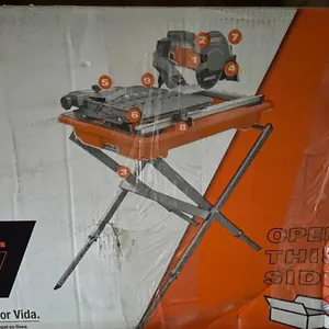 RIDGID 7'' Wet Tile Saw w/ Stand
