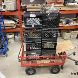 Metal Cart w/ Contents
 UNRESERVED