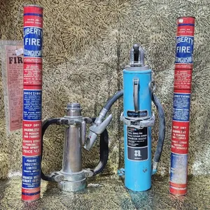 Vintage Fire Extinguishers and Accessories, Including Liberty Fire Canisters