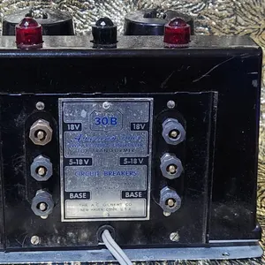 American Flyer 5 Gauge Train Controllers and Transformers, Set of Three