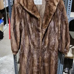 Custom-Made Mink Fur Coat by Furs by Lister, Size S/M, Brown