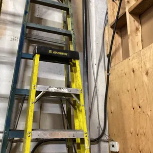 2 FEATHERLITE LADDERS 8' & 12'