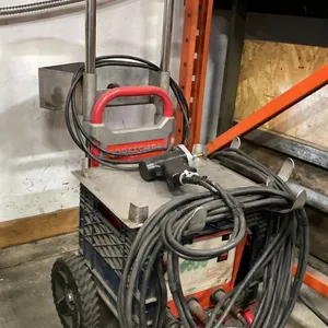 PRO WELD CD-212 STUD WELDER ON MOBILE CRAFTSMAN DOLLY