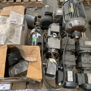 PALLET OF ASSORTED INDUSTRIAL ELECTRIC MOTORS, GEAR MOTORS & PARTS