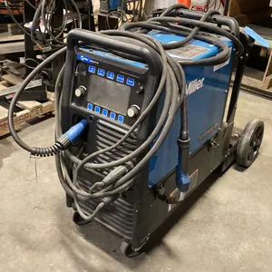 MILLER MILLERMATIC 255 PROFESSIONAL PORTABLE MIG WELDER ON MOBILE CART