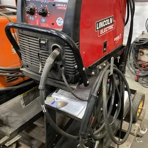 LINCOLN ELECTRIC MIG-PAK 140 NASCAR PERFORMANCE WIRE FEEDER MIG WELDER ON MOBILE CART