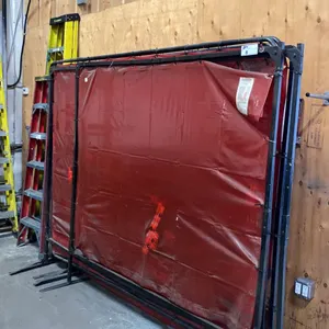 GROUP OF 7 ASSORTED SIZED WELDING SCREENS