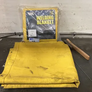 2 BLACK STALLION WELDING BLANKETS & WIRE BRUSH