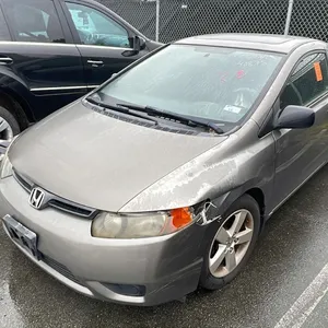 2006 HONDA CIVIC, 2DR COUPE, BEIGE, VIN 2HGFG12816H012856,