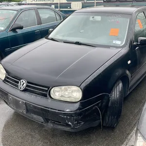 2002 VOLKSWAGEN GOLF, 4DR HATCH, BLACK, VIN 9BWGK61JX24030448,