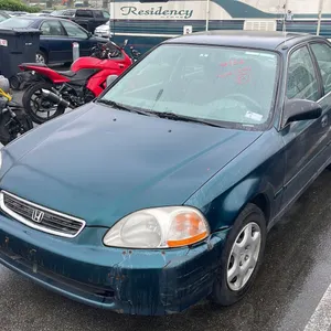 1998 HONDA CIVIC, 4DR SEDAN, GREEN, VIN 2HGEJ6689WH903224,