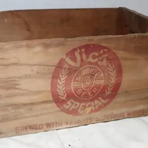 Vintage Vic's Northern Special Beer Wooden Crate;