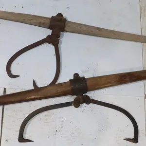 2) 2 Man Swivel Log Carriers