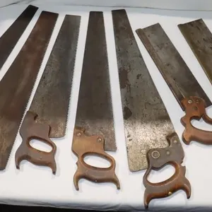 5 Hack Saws, 2 Back Saws & 1 Cross Cut Saw