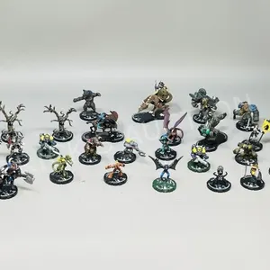 assorted WizKids action figurines