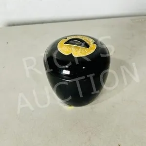 lidded glass Cross Crock creamed honey jar