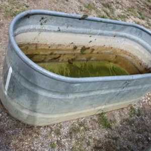 Priefert Oblong Galvanized Water Tank