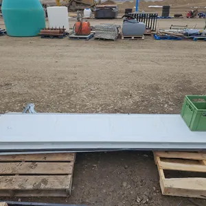 Approx. 9'x7' Insulated Overhead Garage Door W/ Track & Hardware