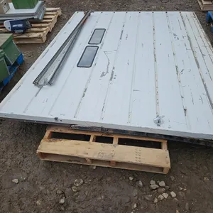 Approx. 9'x7' Metal Overhead Garage Door W/ Track