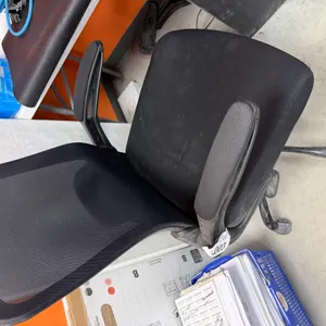 2 Black Swivel Office Chairs