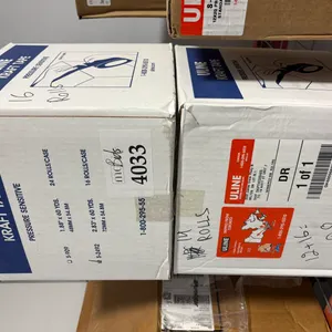 2 Case (30) Box of Uline Kraft Tape