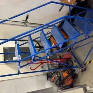 Canway Model 7H-20 7 Step Warehouse Stairs on Wheels