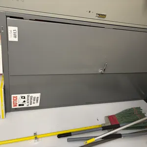U Line 3'W x 6'H Metal 2 Door Cabinet w/ Contents