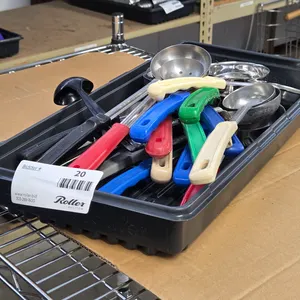 Tray of Ladles and Portion Scoops