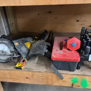 Shelf Lot of Assorted Hand Tools, Punches & Shop Accessories