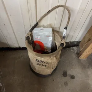 Kuny’s SW‑744 Canvas Rope Bucket w/ Contents
