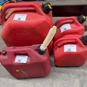Lot of (4) Portable Gasoline Fuel Cans