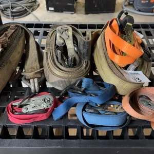 Assorted Ratchet & Tie‑Down Straps – Mixed Lengths and Capacities