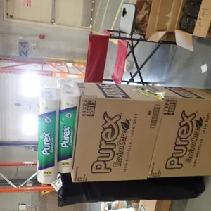 Lot of (2) Cases and (2) Packs Purex EnviroCare 2-ply Toilet Paper.