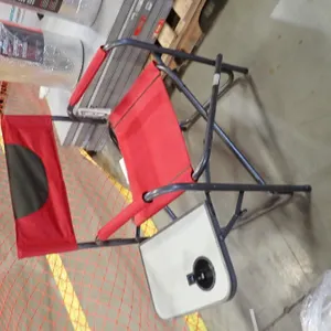 Lot of (4) Seasonal Trends Folding Chair w/Side Table.