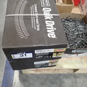 Lot of (2) Boxes 1 3/4" Sub Floor Screws and (1) Box 2 1/4" Duplex Nails.