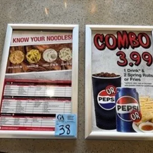 2 Snap-Frame Poster Holders, 12x18”