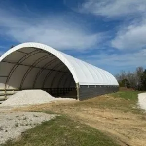 OFFSITE - 1- Brand new 38x100 double truss silver stream shelter frame and cover kit
