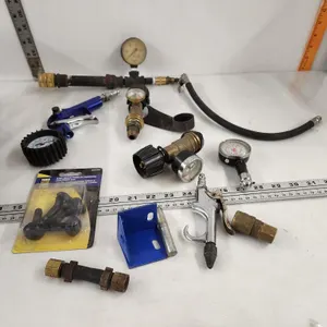 Tire Inflator Gun w/pressure gauge, Propane Tank gauges