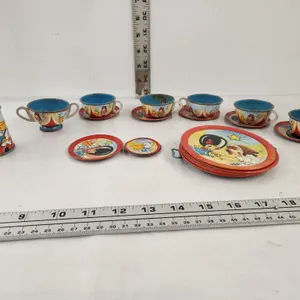 Vintage Child's Tin set - incomplete